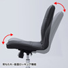 SNC-L16BK シンプルレザーチェア(ブラック) SNC-L16BK / シンプルレザーチェア(ブラック)