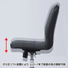 SNC-L16BK シンプルレザーチェア(ブラック) SNC-L16BK / シンプルレザーチェア(ブラック)