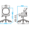 SNC-NET12BK メッシュOAチェア SNC-NET12BK / メッシュOAチェア