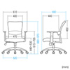 SNC-NET14AR メッシュチェア(レッド) SNC-NET14AR / メッシュチェア(レッド)