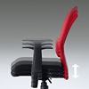 SNC-NET14AR メッシュチェア(レッド) SNC-NET14AR / メッシュチェア(レッド)