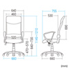 SNC-NET15ABK / メッシュOAチェア