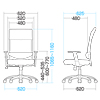 SNC-NET17ABK / メッシュOAチェア
