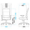 SNC-NET17ABK メッシュOAチェア SNC-NET17ABK / メッシュOAチェア