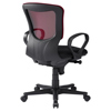 SNC-NET19AR メッシュチェア(レッド・肘あて付き) SNC-NET19AR / メッシュチェア(レッド・肘あて付き)