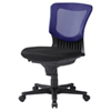 SNC-NET19BL メッシュチェア(ブルー・肘あてなし) SNC-NET19BL / メッシュチェア(ブルー・肘あてなし)