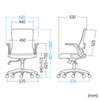 SNC-NET21BL メッシュチェア SNC-NET21BL / メッシュチェア