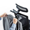 SNC-NET22BK ハンガー付きメッシュチェア SNC-NET22BK / ハンガー付きメッシュチェア