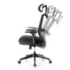 SNC-NET25BK ハンガー付きメッシュチェア SNC-NET25BK / ハンガー付きメッシュチェア