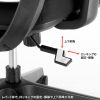 SNC-NET25BK ハンガー付きメッシュチェア SNC-NET25BK / ハンガー付きメッシュチェア