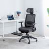 SNC-NET25BK ハンガー付きメッシュチェア SNC-NET25BK / ハンガー付きメッシュチェア