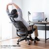 SNC-NET25BK ハンガー付きメッシュチェア SNC-NET25BK / ハンガー付きメッシュチェア