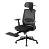 SNC-NET25BK ハンガー付きメッシュチェア SNC-NET25BK / ハンガー付きメッシュチェア
