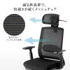SNC-NET25BK ハンガー付きメッシュチェア SNC-NET25BK / ハンガー付きメッシュチェア