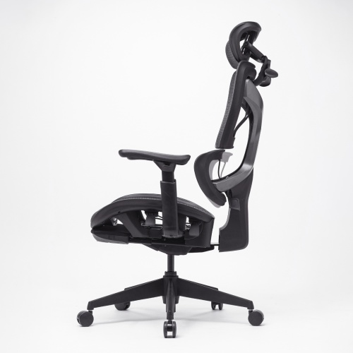 SNC-NET26BK / 収納式フットレスト付きエルゴメッシュチェア