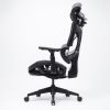 SNC-NET26BK / 収納式フットレスト付きエルゴメッシュチェア