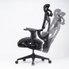 SNC-NET26BK / 収納式フットレスト付きエルゴメッシュチェア