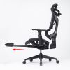 SNC-NET26BK / 収納式フットレスト付きエルゴメッシュチェア
