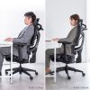 SNC-NET26BK / 収納式フットレスト付きエルゴメッシュチェア