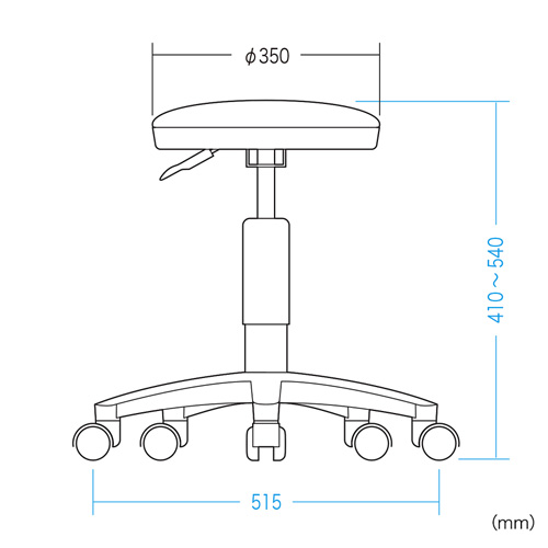 SNC-RD5VBK / OAチェア（ブラック）