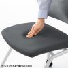 SNC-ST10GY 平行スタッキングミーティングチェア(2脚セット) SNC-ST10GY / 平行スタッキングミーティングチェア(2脚セット)