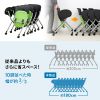 SNC-ST6MABK / メモ台付きミーティングチェア（ブラック）