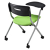 SNC-ST6MAG メモ台付きミーティングチェア(グリーン) SNC-ST6MAG / メモ台付きミーティングチェア(グリーン)