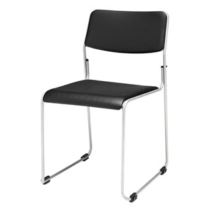 SNC-ST7BK / ミーティングチェア(4脚セット・ブラック)