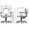 SNC-T104BLN / OAチェア