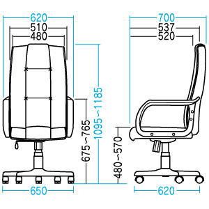 SNC-T108BK / OAチェア