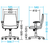 SNC-T115BLN / OAチェア