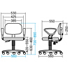 SNC-T118BLN / OAチェア