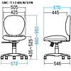 SNC-T124BLN / OAチェア