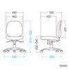 SNC-T130BK3 オフィスチェア(ブラック) SNC-T130BK3 / オフィスチェア(ブラック)