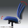 SNC-T130KBL OAチェア(ブルー) SNC-T130KBL / OAチェア(ブルー)