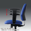 SNC-T131KR OAチェア(レッド) SNC-T131KR / OAチェア(レッド)