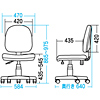 SNC-T135BKN / OAチェア（ブラック）