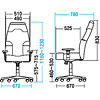 SNC-T139ABK / OAチェア