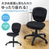 SNC-T146KBK / ミドルバックOAチェア（ブラック）