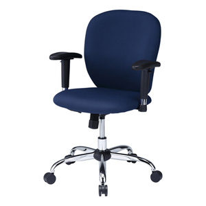 SNC-T149ABL【オフィスチェア（ブルー）】オフィスに、家庭に映える