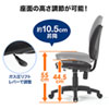 SNC-T150BK オフィスチェア(ブラック) SNC-T150BK / オフィスチェア(ブラック)