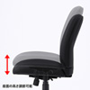 SNC-T151BK 高耐荷重オフィスチェア(ブラック) SNC-T151BK / 高耐荷重オフィスチェア(ブラック)