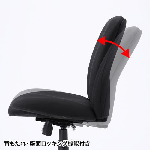 SNC-T151BK / 高耐荷重オフィスチェア（ブラック）