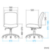 SNC-T151BL 高耐荷重オフィスチェア(ブルー) SNC-T151BL / 高耐荷重オフィスチェア(ブルー)