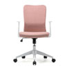 SNC-T159AR 肘付きファブリックチェア(レッド) SNC-T159AR / 肘付きファブリックチェア(レッド)