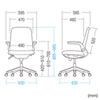 SNC-T161BK オフィスチェア(ブラック) SNC-T161BK / オフィスチェア(ブラック)