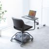 SNC-T165BK ミーティングチェア テーブル付き(ブラック) SNC-T165BK / ミーティングチェア テーブル付き(ブラック)
