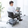 SNC-T165BK ミーティングチェア テーブル付き(ブラック) SNC-T165BK / ミーティングチェア テーブル付き(ブラック)