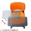 SNC-T165D ミーティングチェア テーブル付き(オレンジ) SNC-T165D / ミーティングチェア テーブル付き(オレンジ)