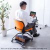 SNC-T165D ミーティングチェア テーブル付き(オレンジ) SNC-T165D / ミーティングチェア テーブル付き(オレンジ)